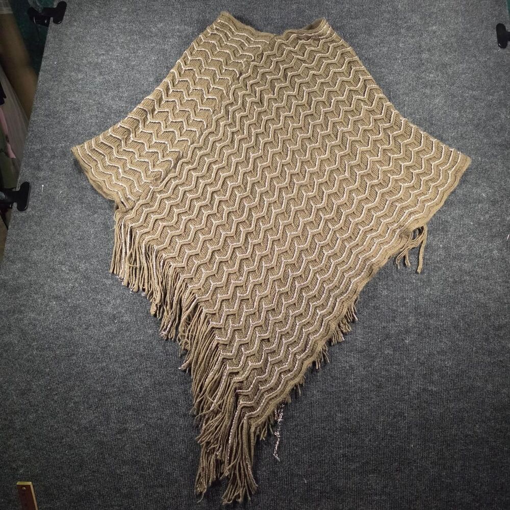 Unbranded Women's Brown and Tan Top